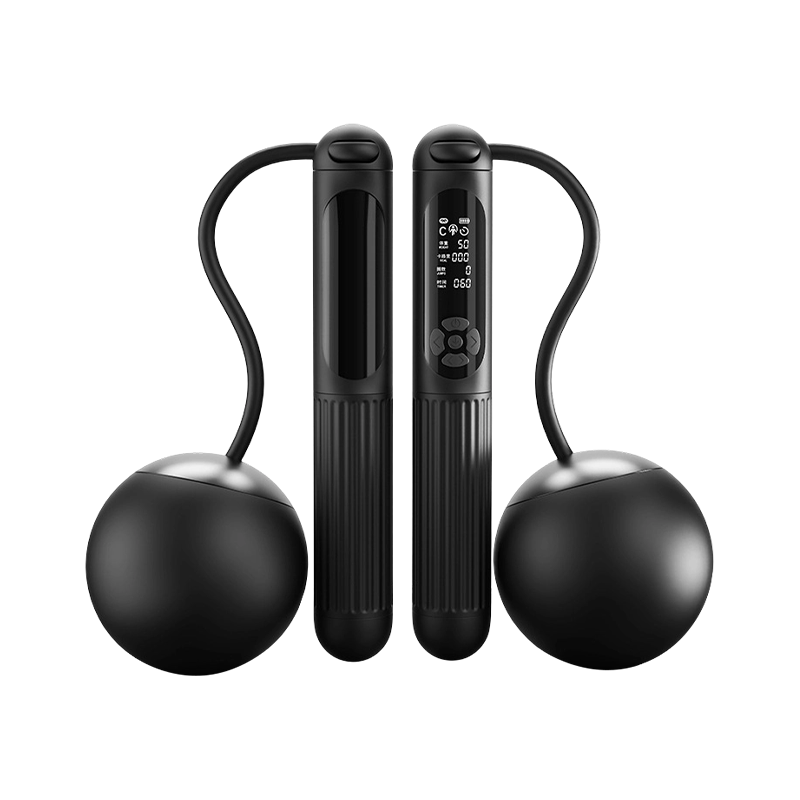 TS-104 Zwart Smart Counting-springtouw