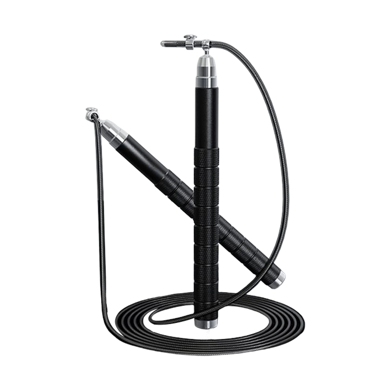 TS-12 Race-springtouw met zwart en wit aluminium handvat